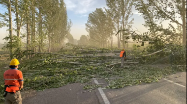 Temperatura baja y alerta por fuertes vientos en Mendoza