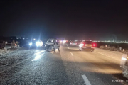 Tránsito colapsado a la altura de la destilería de Luján de Cuyo por un choque frontal