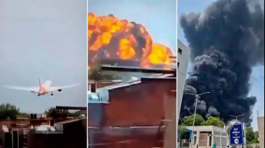 Tragedia aérea en India: se estrelló un avión con 242 personas a bordo
