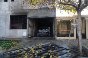 Explosión e incendio en una casa de Godoy Cruz