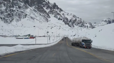 Paso a Chile: Debido a las intensas nevadas en alta montaña continúa cerrado