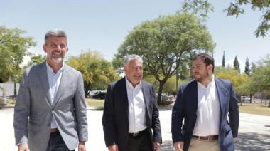 Ulpiano Suarez firmó con AABE un imporante convenio urbanístico