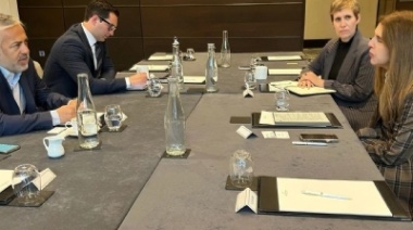 Alfredo Cornejo se reunió con Stonex y Banco Santander en busca de financiamiento para el sector minero