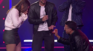 Video: un mendocino se lució en “La Voz Argentina” con su audición y una propuesta de casamiento
