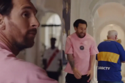 Lionel Messi hizo su propia versión de un spot histórico, con guiños a Boca Juniors y River Plate