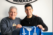 Pol Fernández y sdu gran emoción tras ser presentado como refuerzo de Godoy Cruz